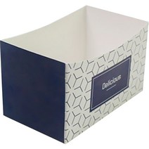토스트 샌드위치 햄버거 종이 트레이 딜리셔스, 네이비(딜리셔스), 200개