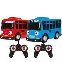 꼬마버스타요 배틀무선카 완구 타요 + 가니 + 조종기 2종 세트, 혼합색상