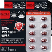 본트비 혈압 코엔자임Q10 밸런스, 60캡슐, 3개