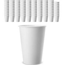 대한 무인쇄 테이크아웃 종이컵 300ml, 100개