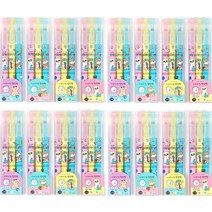 스위트데이 지워지는 3색 형광펜 4종 x 4p 세트, 혼합색상, 1세트