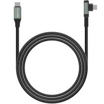 넥스트유 90도 꺾임형 초고속 충전케이블 NEXT-CCEL7220-100W, 2m, 혼합색상, 1개
