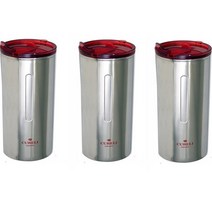 큐벨리 스텐 2중 냉장고 물병 3p, 혼합색상, 1000ml