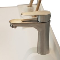 지리드 스텐 원홀 세면대 수전 ZD-5010, 1개