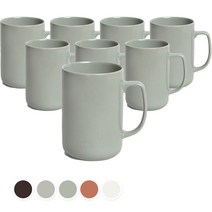 쓰임 데일리 빅 머그컵, 로우민트, 8개