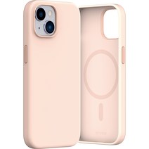 아라리 실리콘 컬러 슬림 마그네틱 맥세이프 휴대폰 케이스 타이포 스킨 M