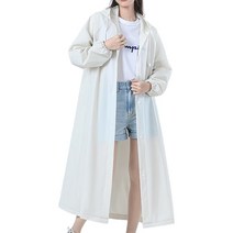 리버폭스 오토바이 라이더 레인코트 롱 우비, 코코넛 화이트