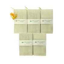 라르고센트 6겹 삼베 수세미, 5개입, 1개