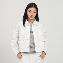 유니버셜오버롤 여성용 숏 커버올 재킷