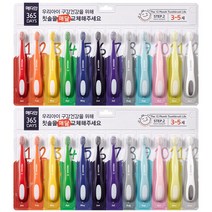 메디안 키즈 365DAYS step2 칫솔 12p세트, 혼합색상, 2세트