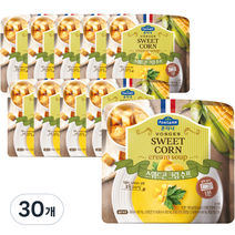 폰타나 스위트콘 크림 전자레인지용 수프, 180g, 30개