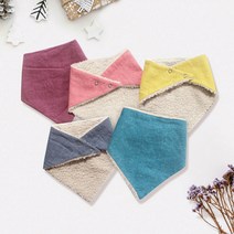 비단길 레인보우 몽글 스카프빕 5p 세트