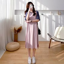 에이홉 임산부 반팔티 슈유 원피스