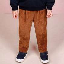 젤리스푼 아동용 심플 테이퍼드핏 코듀로이 팬츠