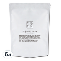 하루허브 하동녹차 대용량, 50g, 6개
