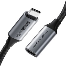케이블타임 USB 3.1 Gen2 C to C타입 초고속 연장 케이블 CU21, 혼합색상, 0.5m
