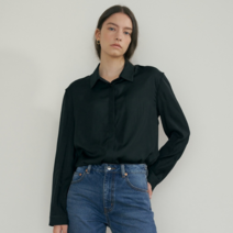 블랭크공삼 silky blouse
