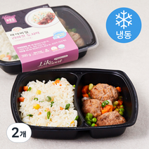 마이비밀 라이킷 도시락 야채볶음밥과 미트볼 2개입 (냉동), 390g, 2개