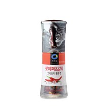 청정원 쉐프의허브 핫페퍼 앤 갈릭 그라인더 통후추, 30g, 1개