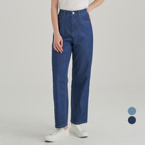 ELLE GIRL 쿨터치 스트레이트핏 히든밴딩 데님 팬츠