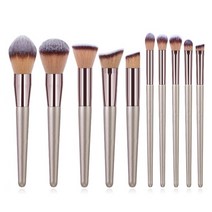OON 메이크업 브러쉬 10종 세트, 샴페인 골드, 1세트