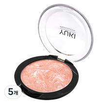 유키 프로페셔널 미네랄 워터글로우 하이라이터 블러셔 12g, 샤인피치, 5개