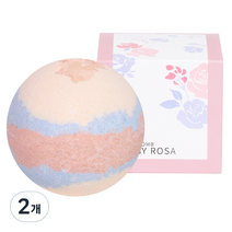 코아코스 버블앤팝 로지로사 솔트 배쓰밤 꽃향, 220g, 2개