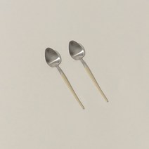 쓰임 마리벨 실버 티스푼, 베이지, 2개