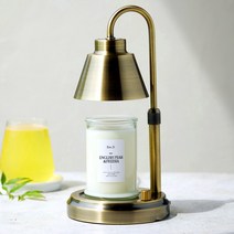 에인디 초초캔들워머 빈티지골드+소이캔들370g 세트, 잉글리쉬페어프리지아