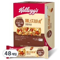 켈로그 에너지바K 크런치넛, 360g, 4개입