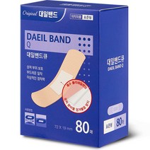 대일밴드 큐 반창고 일반형 80p, 1개