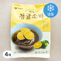 본가스시 제주 청귤 소바 2인분 (냉동), 4개, 1114g