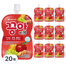 아이배냇 끙아 과일야채주스 80ml, 비B, 20개
