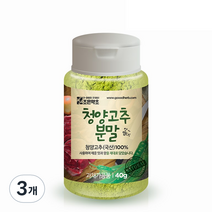 조은약초 100% 청양고추 가루, 40g, 3개