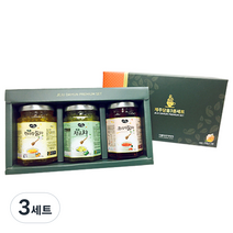 제주담움 명차 3종 선물세트, 한라봉꿀차 250g + 청귤차 250g + 오미자꿀차 250g, 3세트