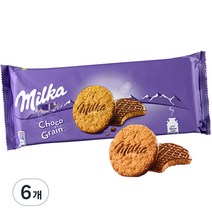 밀카 초코 그레인 비스켓, 168g, 6개