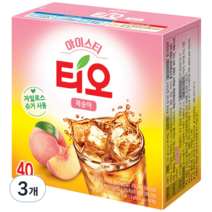티오 아이스티 복숭아맛, 13g, 40개입, 3개