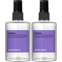쿤달 퓨어 바디미스트 화이트머스크향, 128ml, 2개