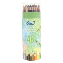 온비유 프리미엄 드로잉 색연필 17.5cm, 48색, 1개