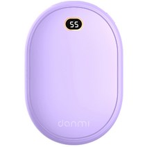 단미 몽그리 USB 충전식 손난로, DA-RHW01, 퍼플
