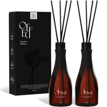 오프드 프리미엄 대용량 디퓨저 300ml 2p, 딥레드베리, 2개