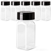 플라스틱 만능 사각 조미료통 소 120ml, 6개