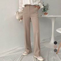 에이와비 여성용 마이크로와이드 롱 슬랙스