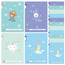 영아트 초등 8칸 국어 노트, 랜덤 발송, 15개