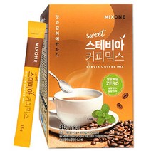 믹스원 스위트 스테비아 커피믹스, 9.5g, 30개입, 1개
