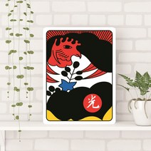 가온 접이식 액자 테이블 특대 80cm x 60cm, 똥광