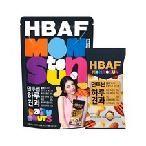 HBAF 먼투썬 하루견과 블랙, 200g, 1개
