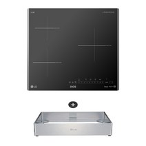 LG 디오스 인덕션 빌트인 3구 전기레인지 글라스 본품 + 프리스탠딩 자재 15cm, BEI3GQUOA, 방문설치