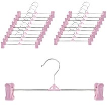리빙홈디테일 북유럽 바지걸이, 핑크, 20개