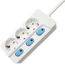 절전 멀티탭 3구 3M 회전형플러그, 1개